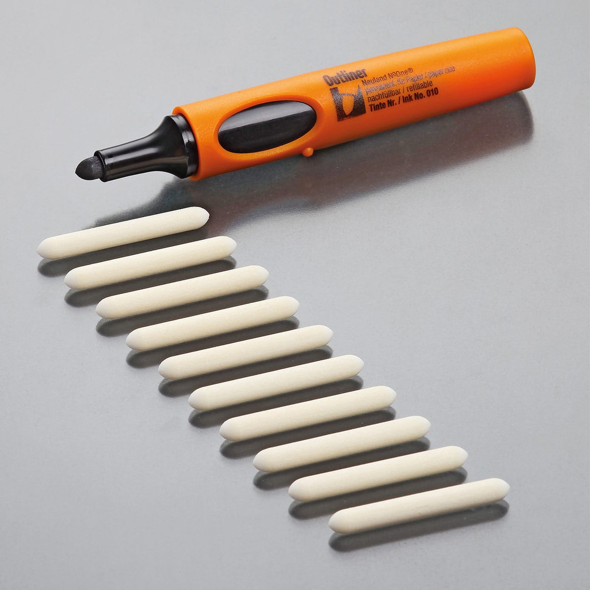 Náhradní kulaté hroty 2-3mm pro obrysové fixy Neuland No.One® na obrysy