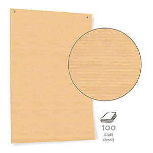 Pinboard Paper, economy brown 100 sheets/box