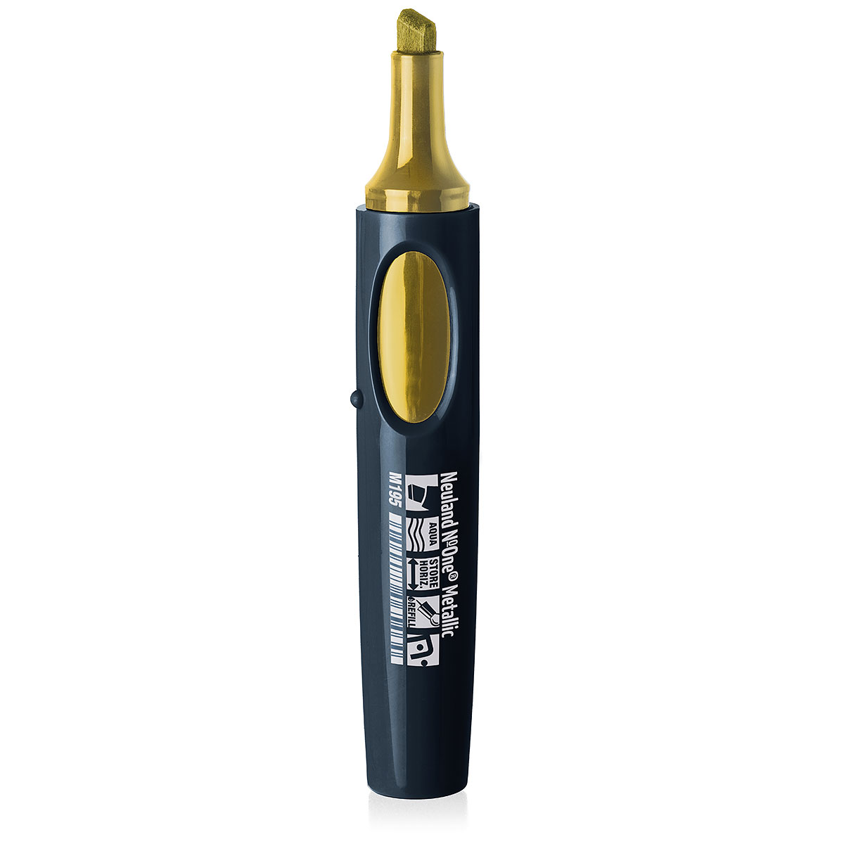Neuland No.One® Metallic zlatý fix, klínový hrot