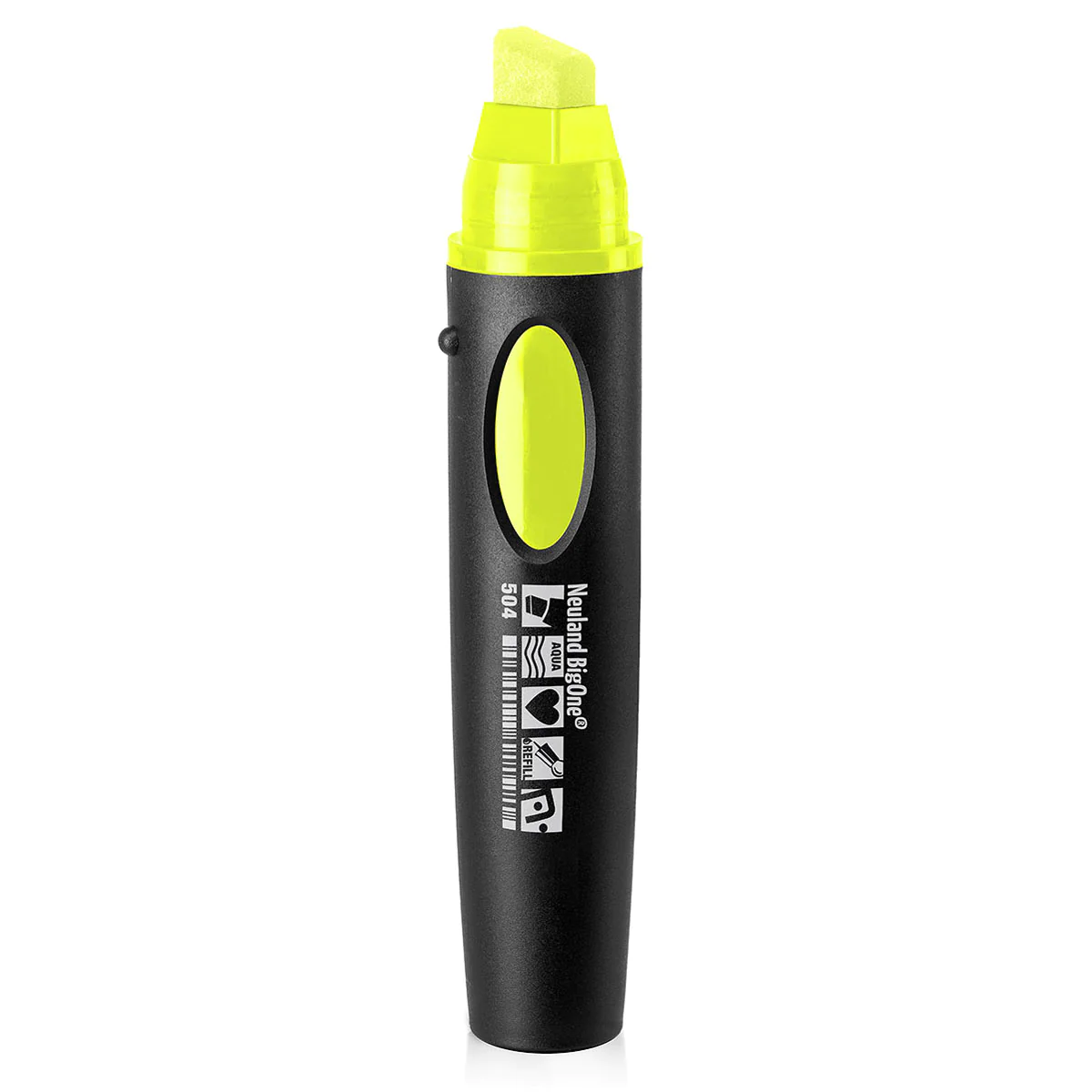 Neuland BigOne® neonově žlutý fix, klínový hrot