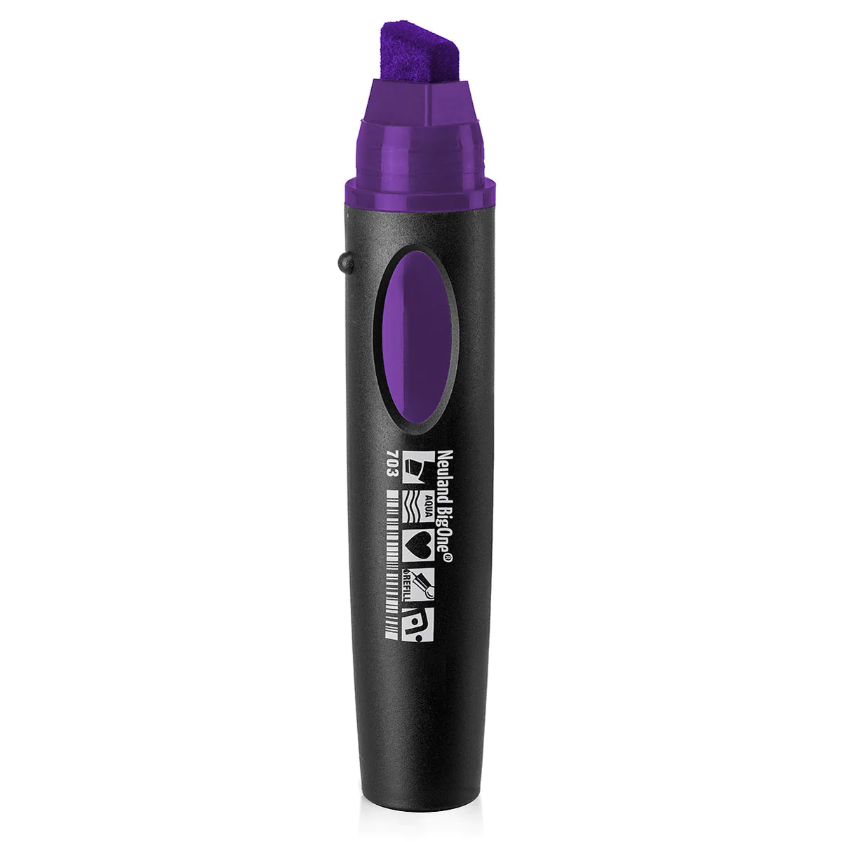 Neuland BigOne® tmavě fialový fix, klínový hrot