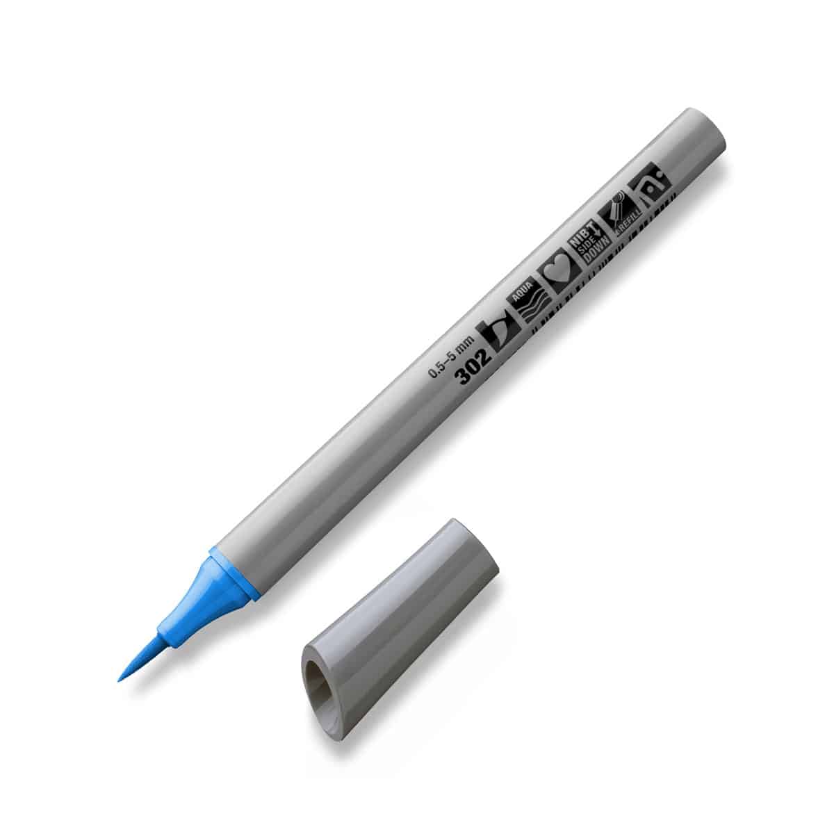 Neuland FineOne® Art světle modrý fix, štětcový hrot