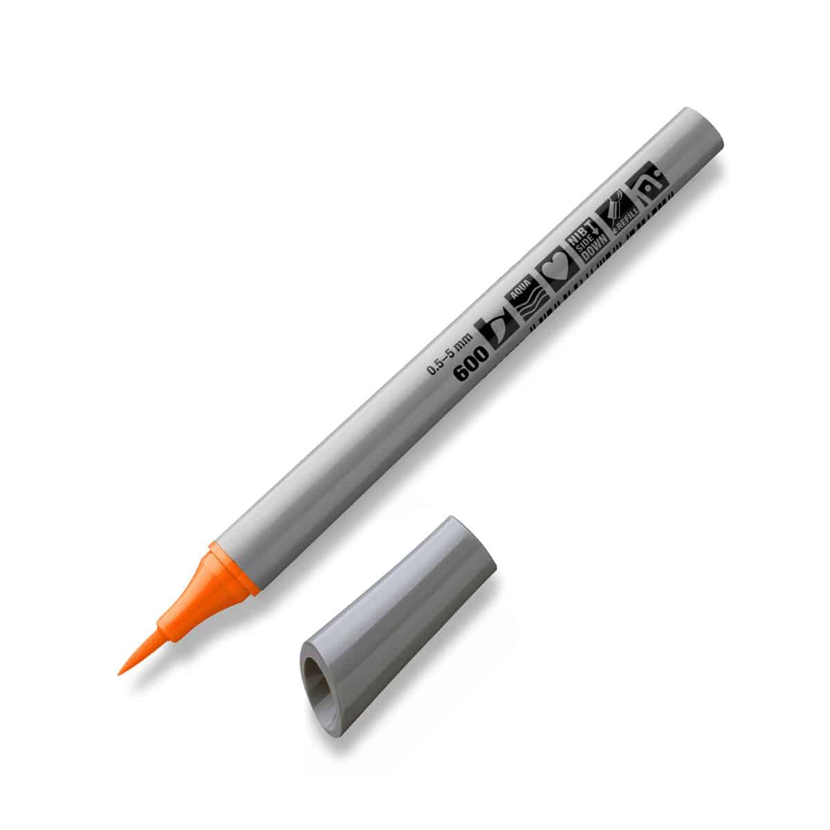 Neuland FineOne® Art oranžový fix, štětcový hrot