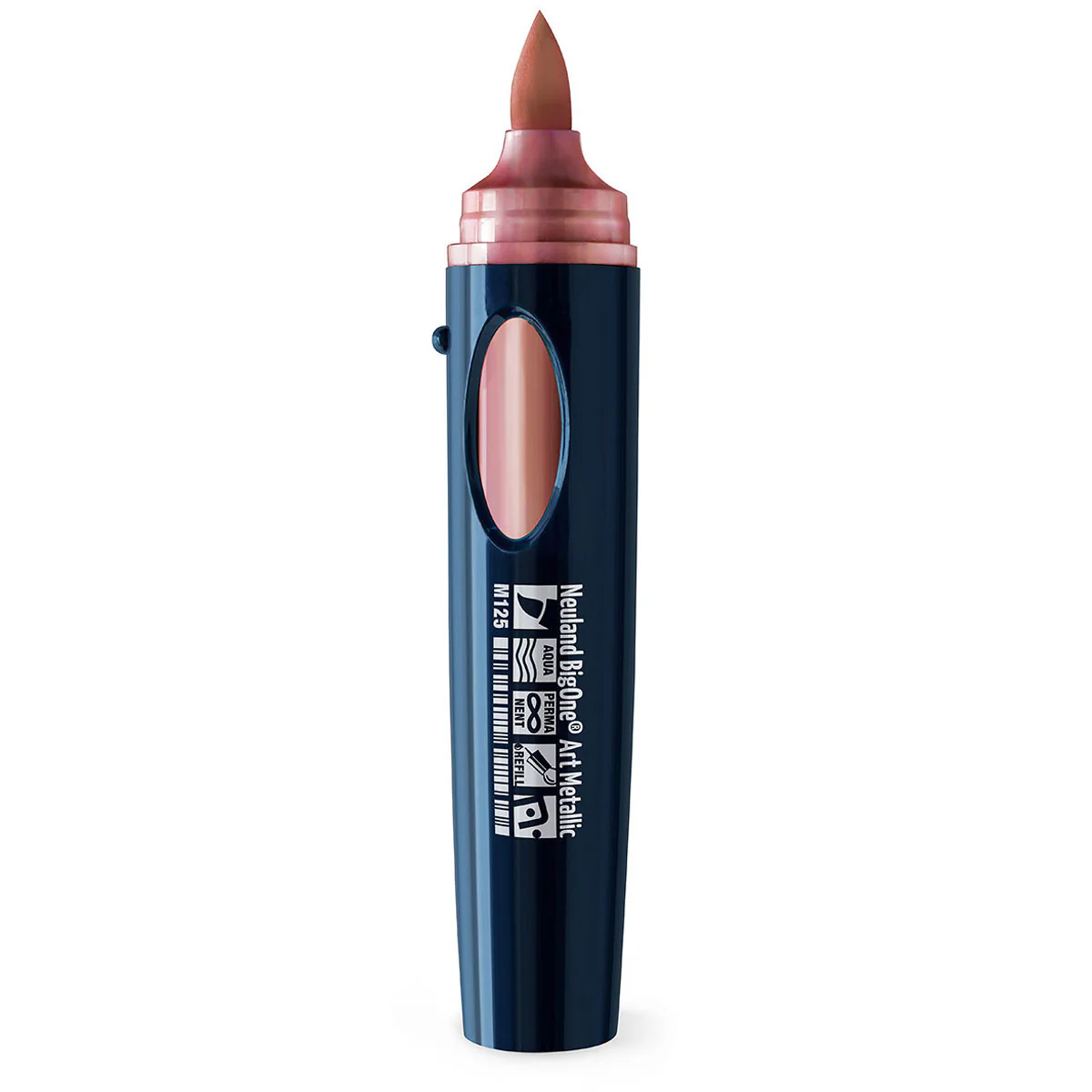 Neuland BigOne® Art Metallic červený fix, štětcový hrot