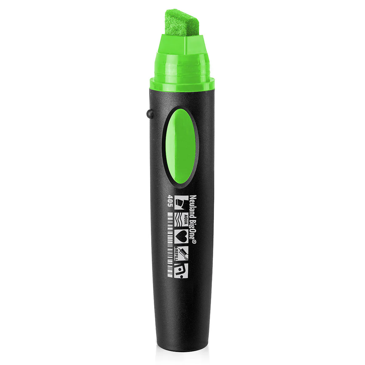 Neuland BigOne® 405 neonově zelený, klínový hrot