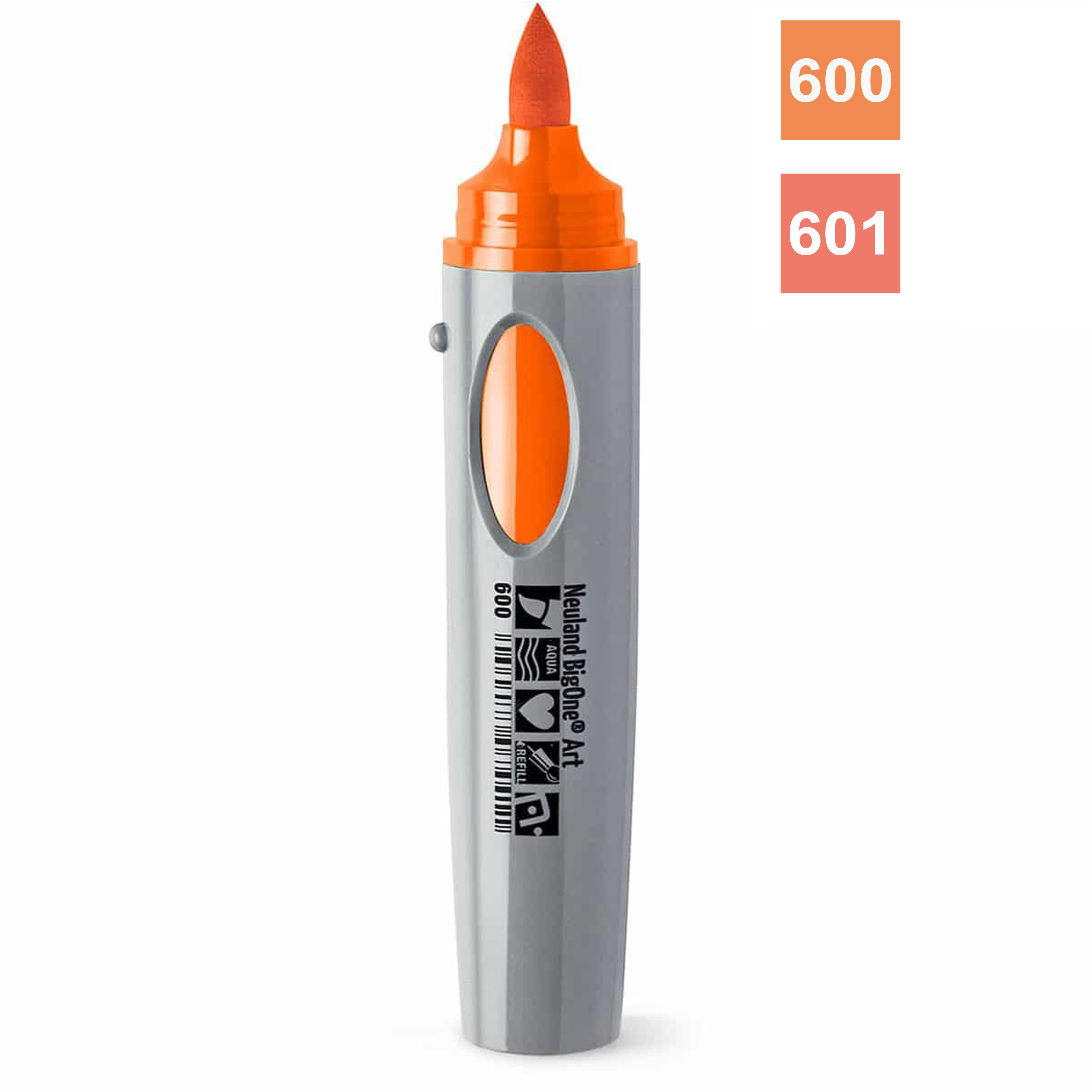 Neuland BigOne® Art oranžový fix, štětcový hrot