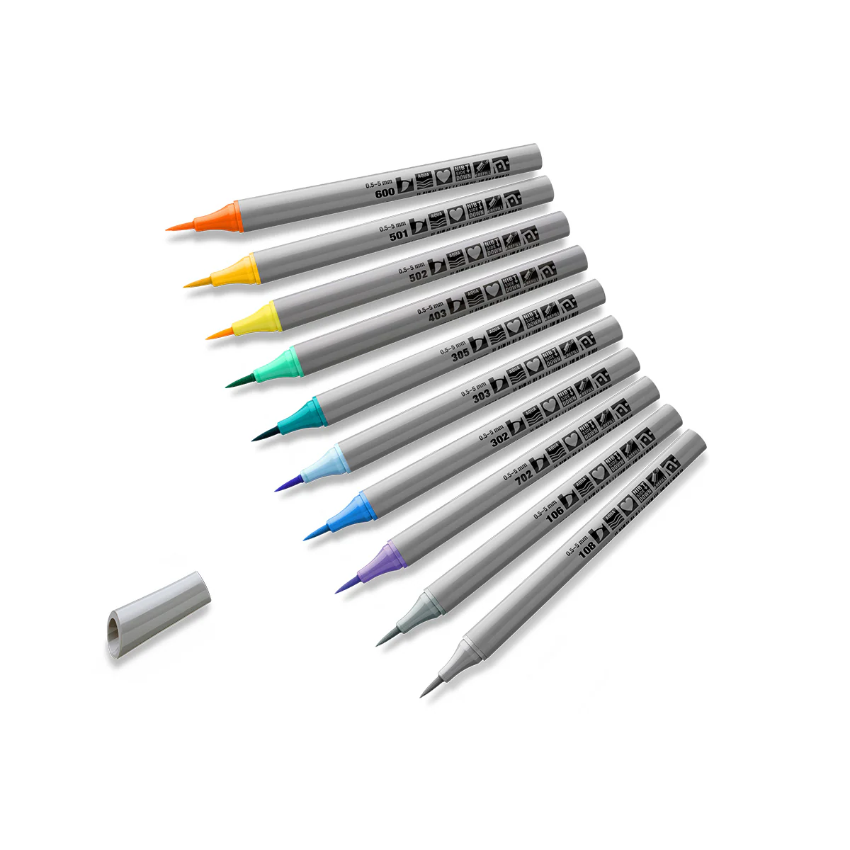 Neuland FineOne® Art, Set Mix barev - 7, štětcový hrot