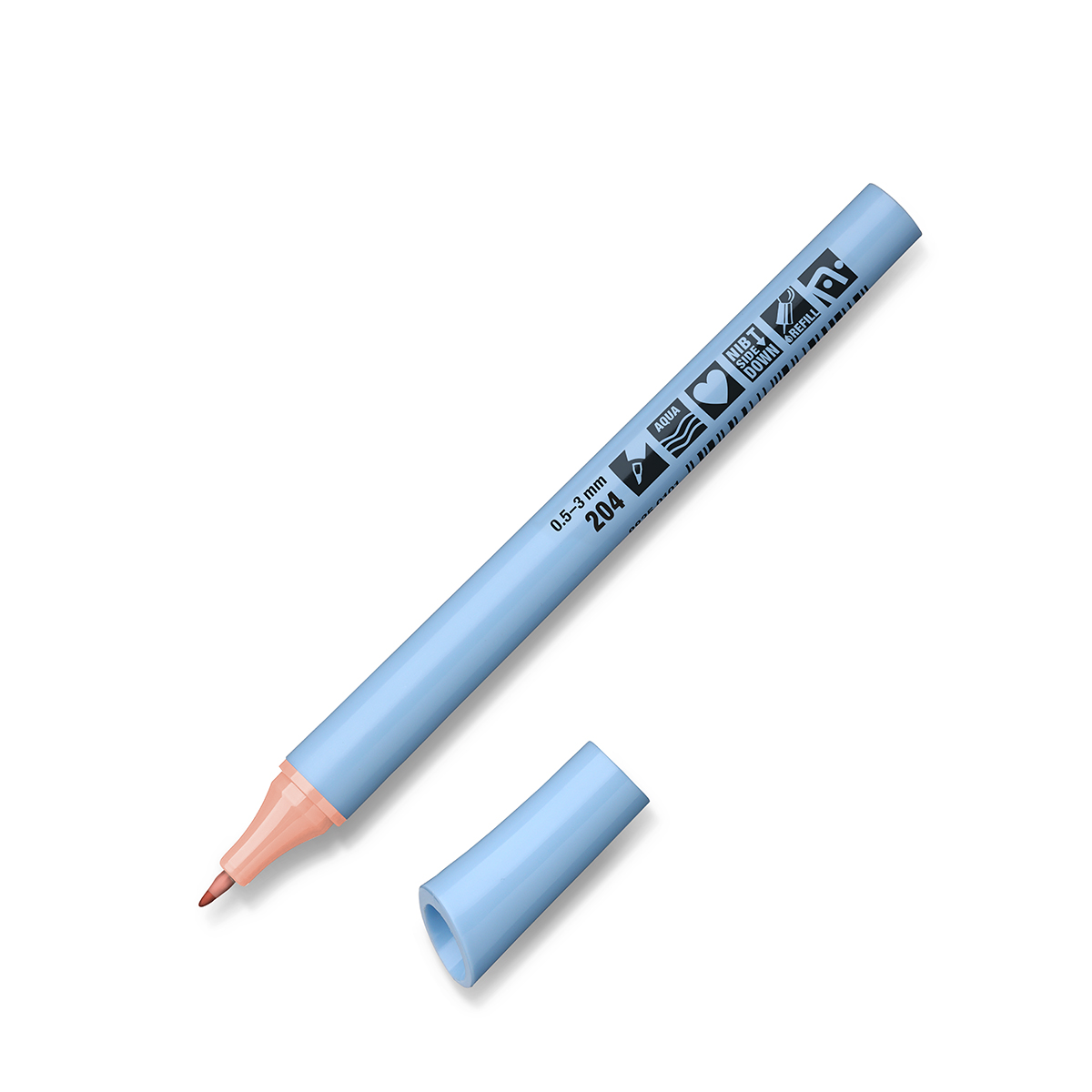 Neuland FineOne® Flex bledě růžový fix, pružný hrot