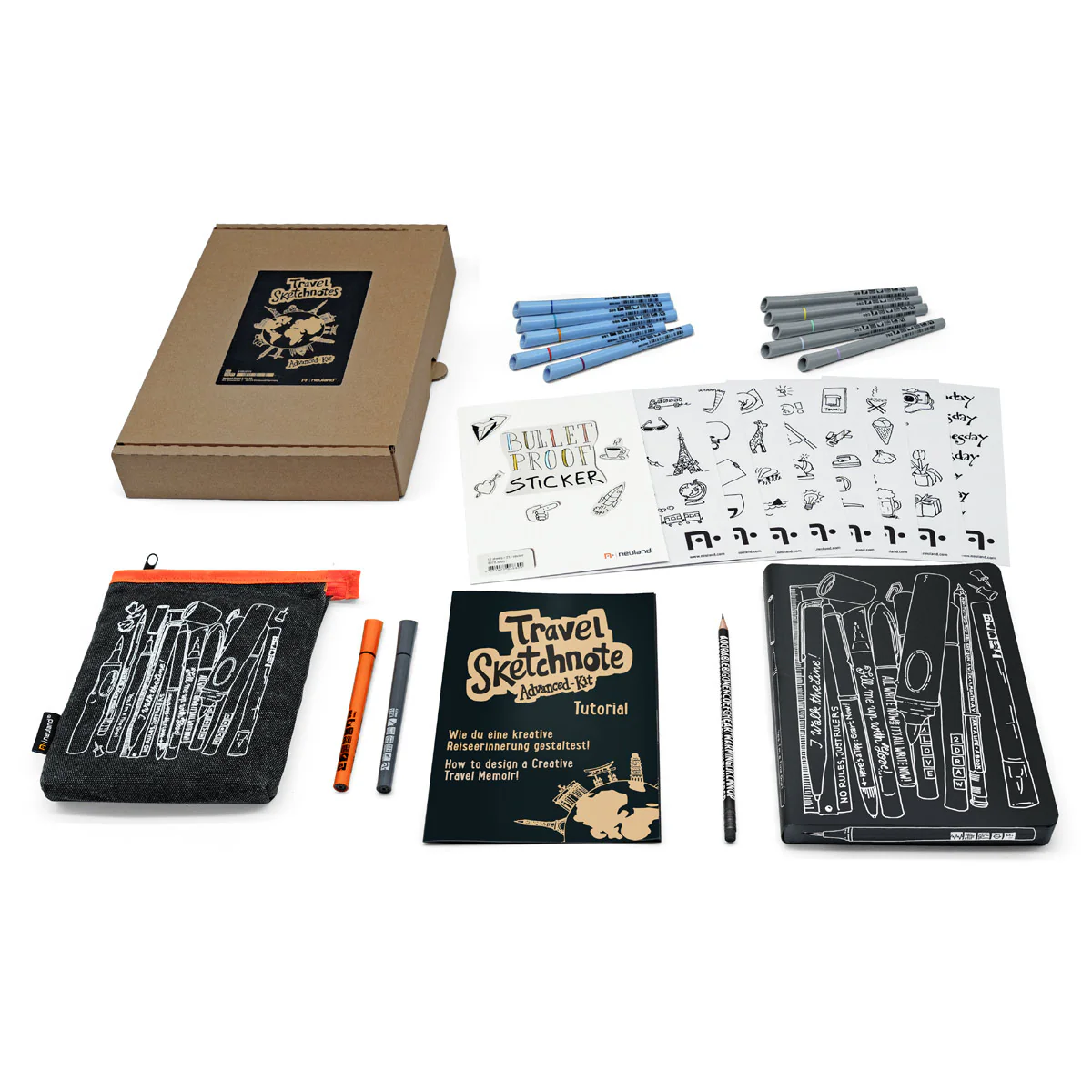 Cestovní Sketchnotes / Pokročilý set
