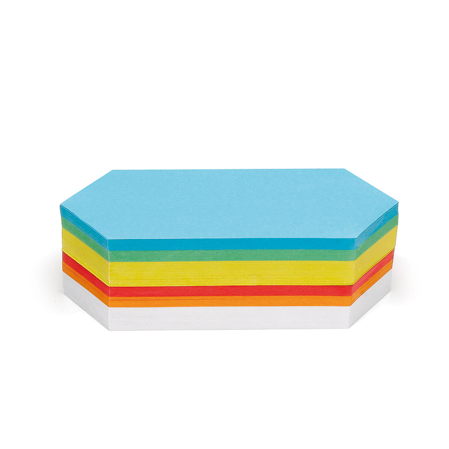 Mix barevných šestiúhelníků 9,5 x 20,5 cm, 250ks