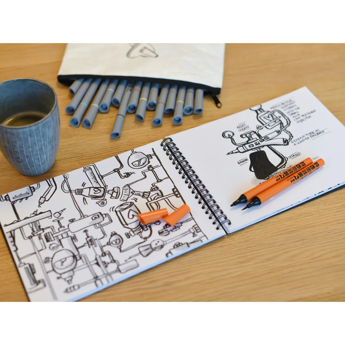 mySketchbook - Sada2: přírodní + černá