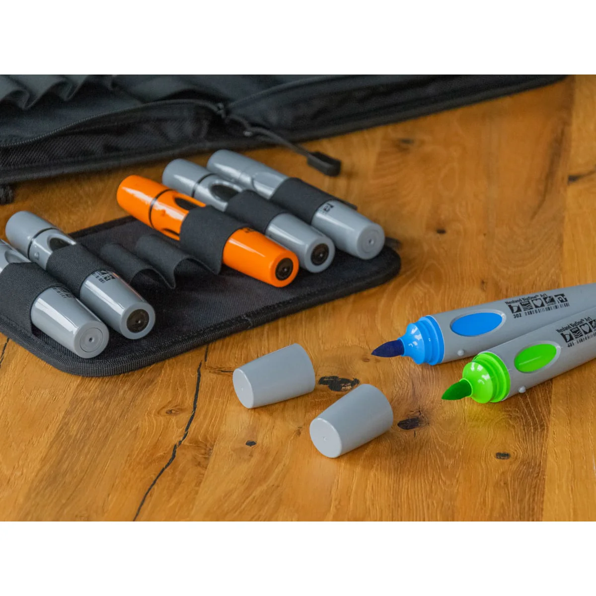 Neuland BigOne® Art žlutý fix, štětcový hrot