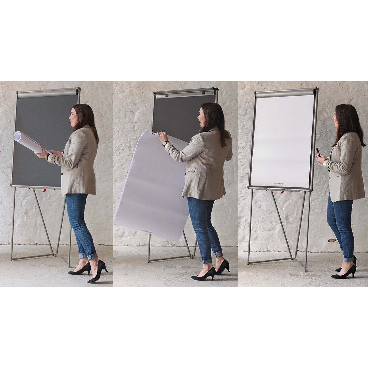 EuroFlip® FlipChart, černá pěnová deska
