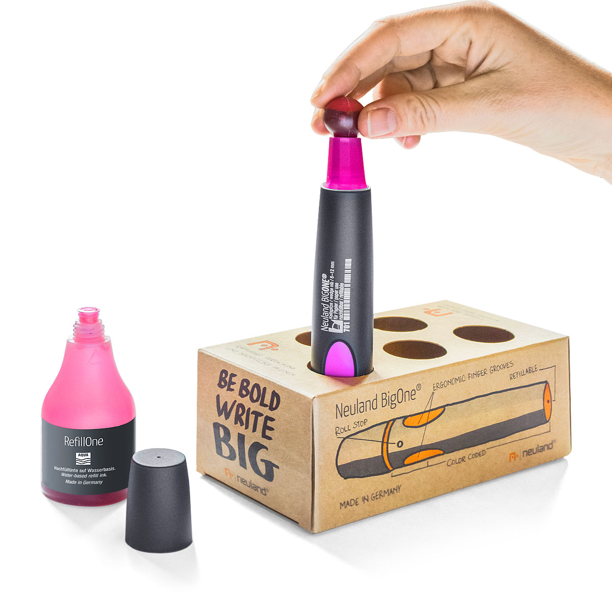 Neuland BigOne® sada No.8 Sweet Sunset, klínový hrot